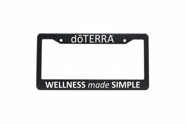 dōTERRA® Wellness Made Simple License Plate Cover - AromaTools®