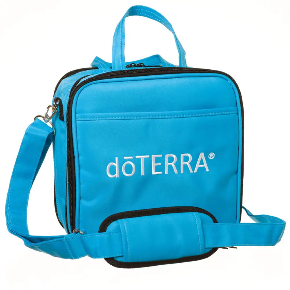 Sky Blue doTERRA Branded Compact Versatile Aromatherapy Case (Holds 60 Vials)