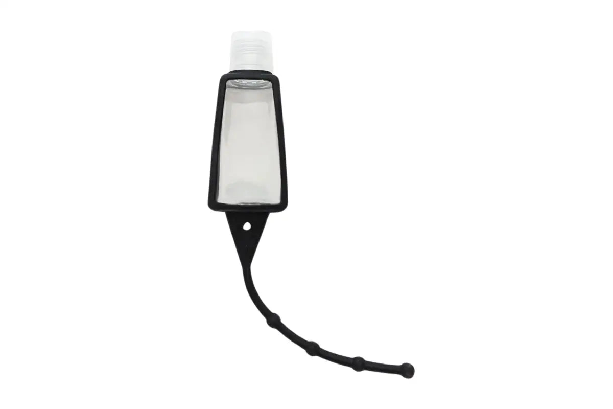 Silicone Travel Carriers With 1 Oz. Snap-Top Bottles (Pack Of 6) Black