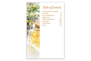Table of contents for The Art Of Blending Guide And Workbook