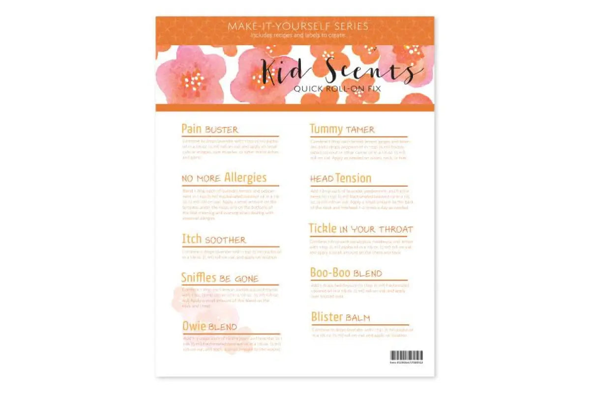 "Kid Scents" Make-It-Yourself Recipes and Label Set