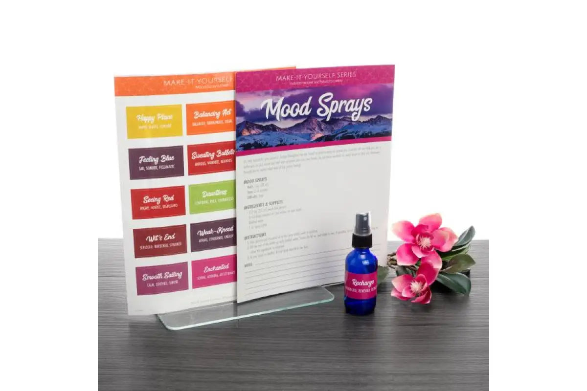 "Mood Sprays" Make-It-Yourself Recipes and Label Set