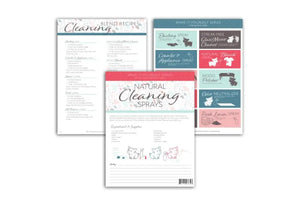 "Cleaning Sprays" Make-It-Yourself Recipes and Labels