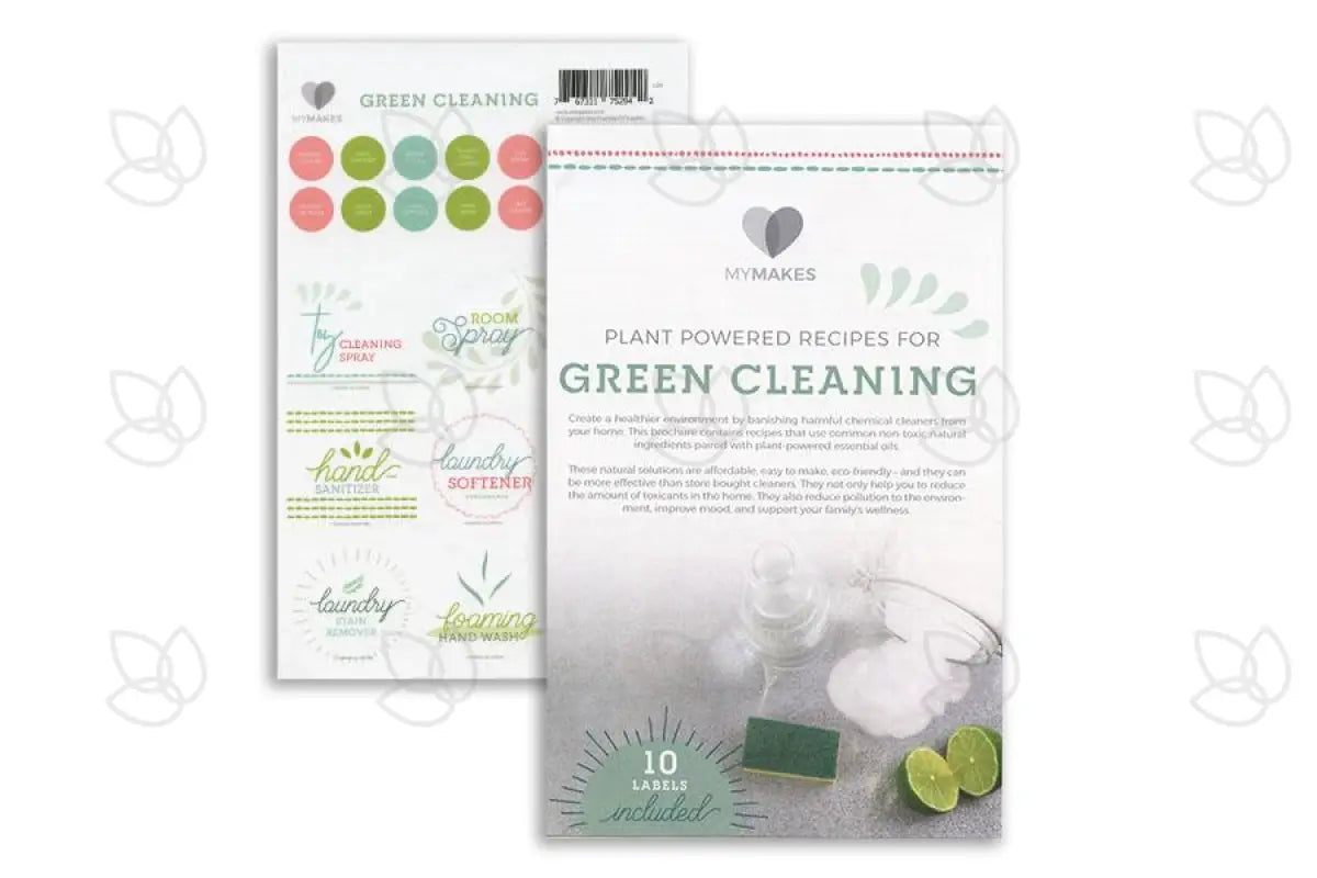 My Makes Green Cleaning Recipes And Label Set