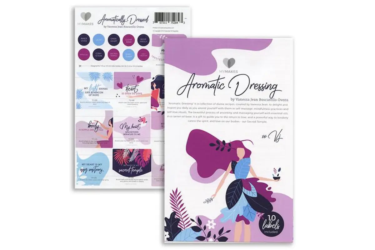 My Makes Aromatic Dressing Recipes And Label Set