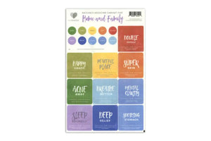 My Makes Home And Family Recipes Label Set