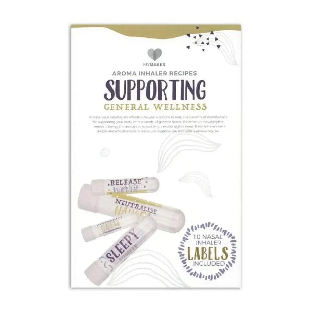My Makes Supporting General Wellness Inhaler Recipes And Label Set