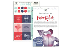 "My Makes Pain Relief" Recipes and Label Set