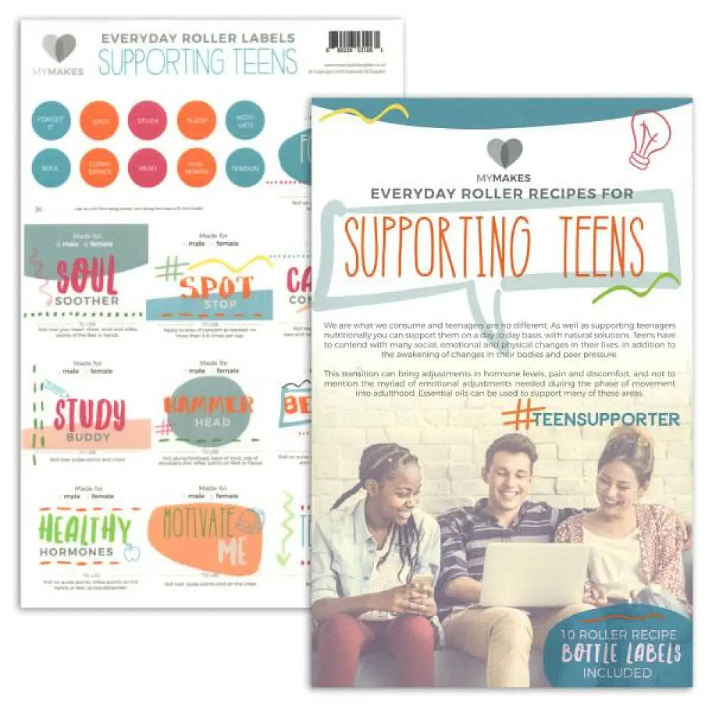 &quot;My Makes Supporting Teens&quot; Recipes and Label Set