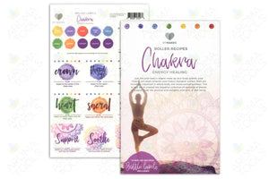 "My Makes Chakra Energy Healing" Recipes and Label Set