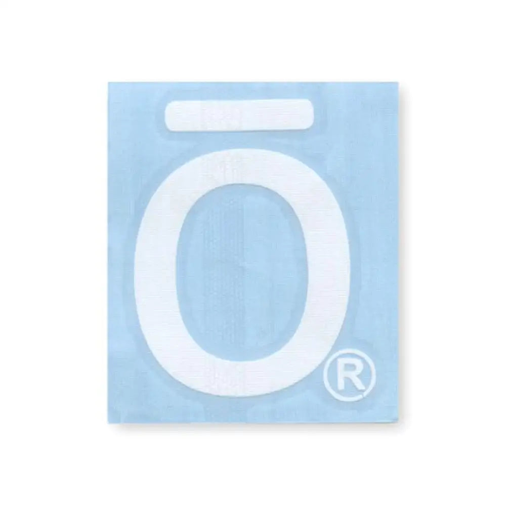 White Dterra O Vinyl Label