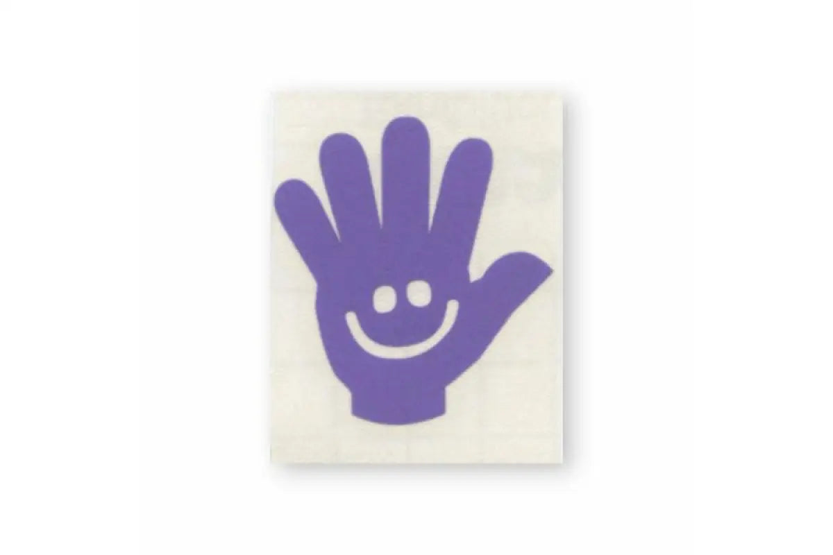 Lavender Happy Hands Vinyl Label