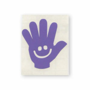 Lavender Happy Hands Vinyl Label