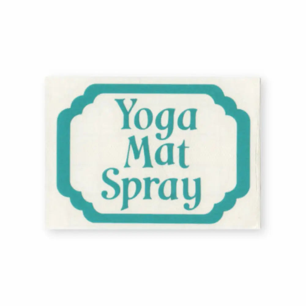 Assorted Vinyl Labels For Personal And Household Care Yoga Mat Spray