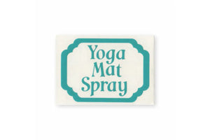 Assorted Vinyl Labels For Personal And Household Care Yoga Mat Spray