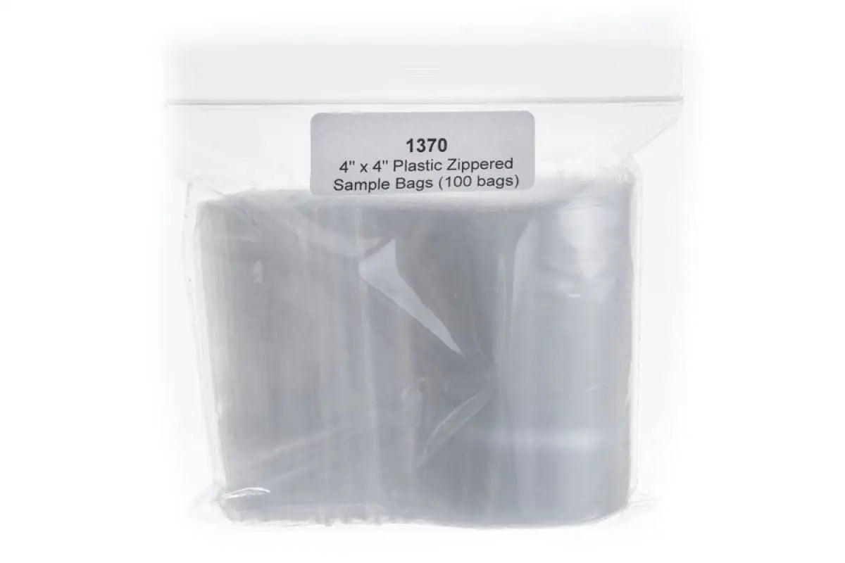 4x4 Plastic Zip Top Bags (Pack of 100)