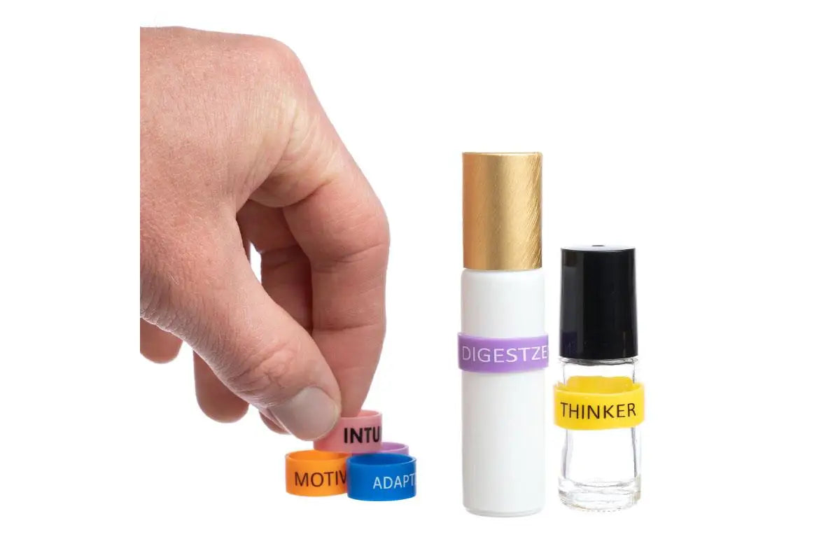 &quot;Essential Oil Label Bandz: doTERRA Oil Blends Collection&quot; (Set of 37)