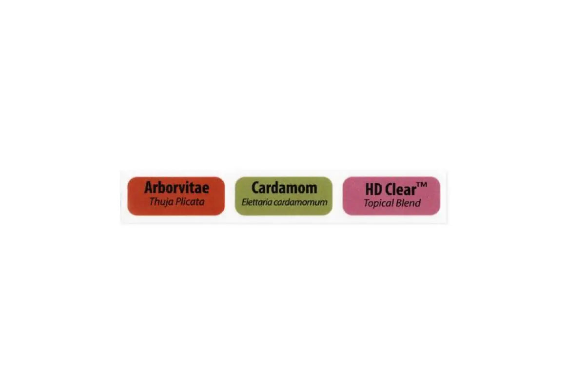 Rectangle Label Set #16: Arborvitae Cardamom and HD Clear (Sheet of 3)