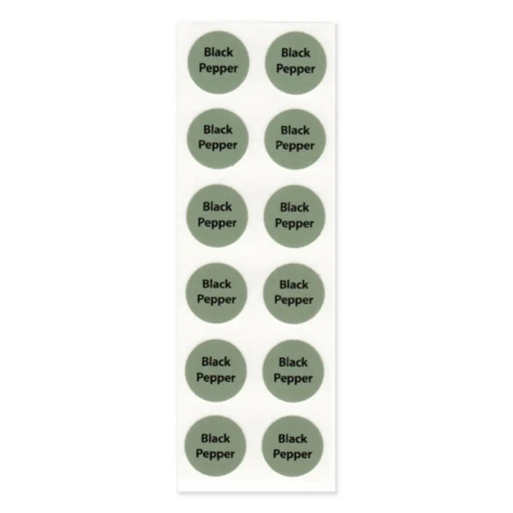 Circle Labels For Dterra Sample Vials (Sheet Of 12)