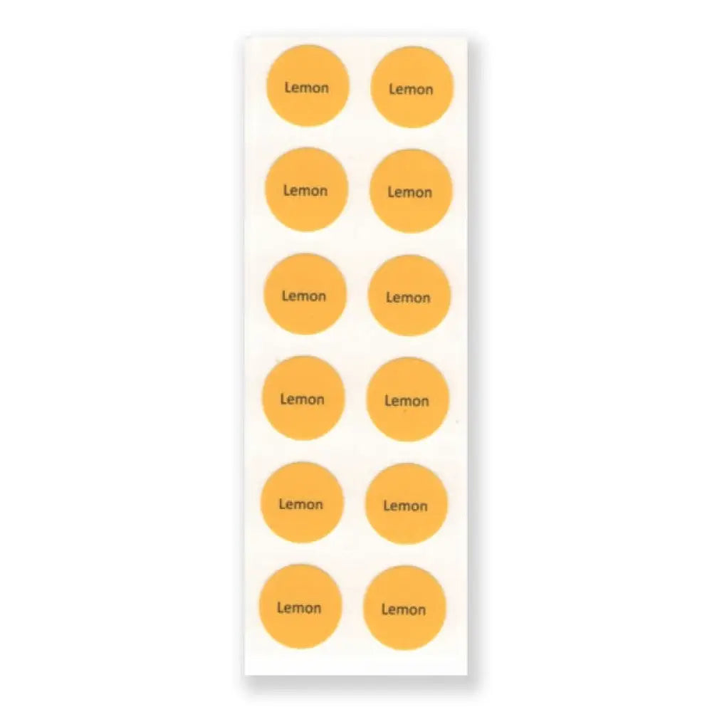 Circle Labels For Dterra Sample Vials (Sheet Of 12)