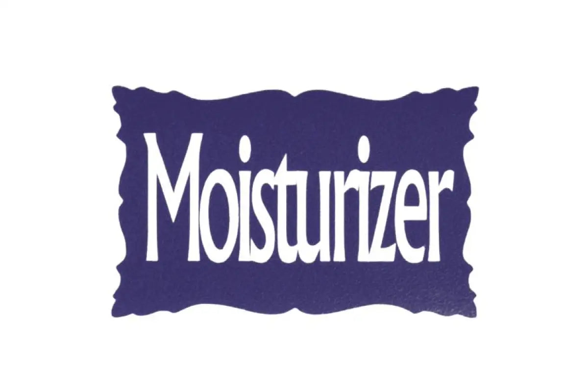 Moisturizer Vinyl Label