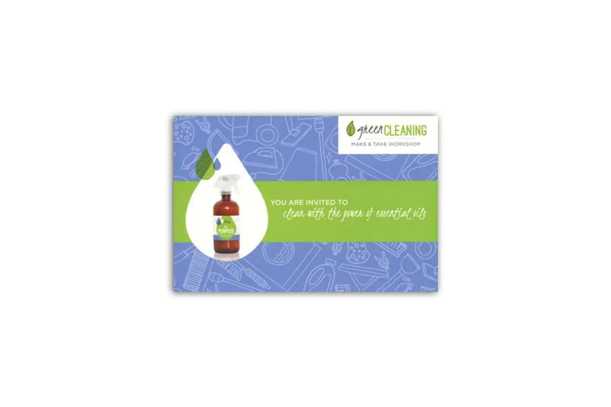 &quot;Green Cleaning&quot; Postcard Invitations (Pack of 20)