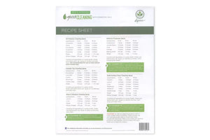 Green Cleaning Recipe Sheets (Pack Of 25)