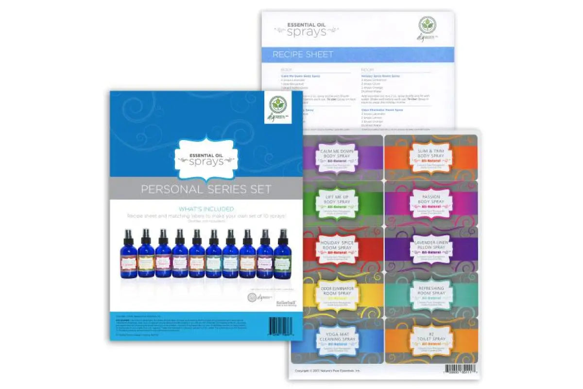 &quot;Essential Oil Sprays&quot; Personal Series Set