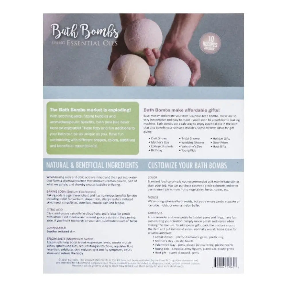 Bath Bombs Using Essential Oils Recipe Tear Pad (25 Sheets)