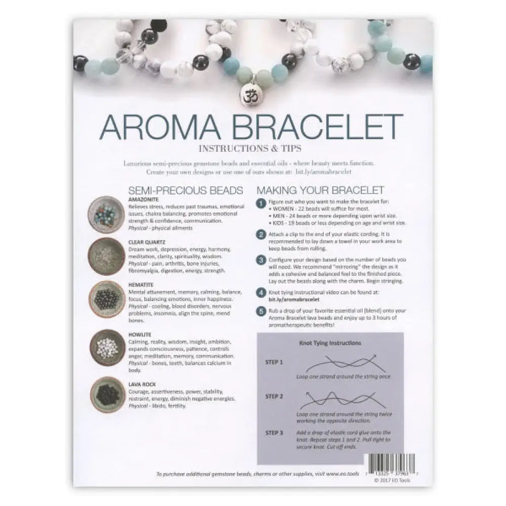 Amazonite Aroma Bracelet Make & Take Workshop Kit