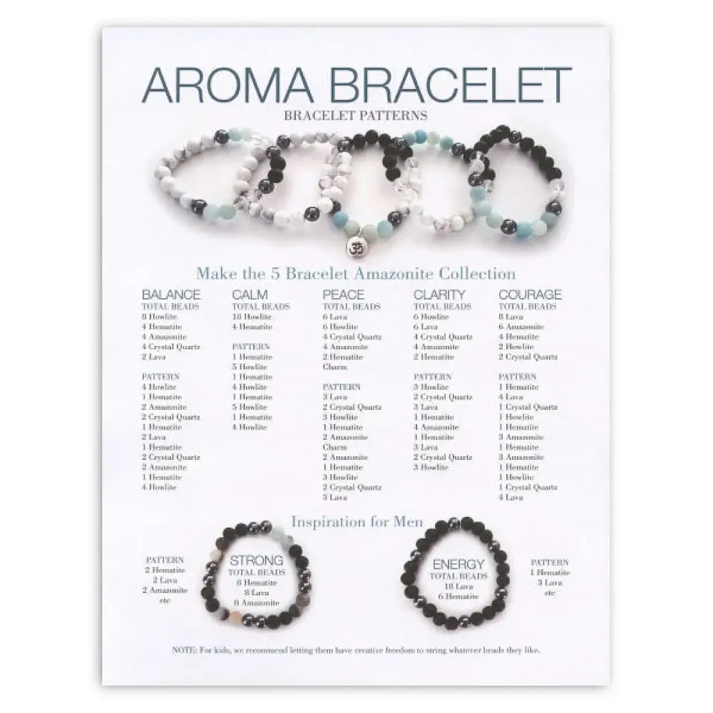 Amazonite Aroma Bracelet Make & Take Workshop Kit