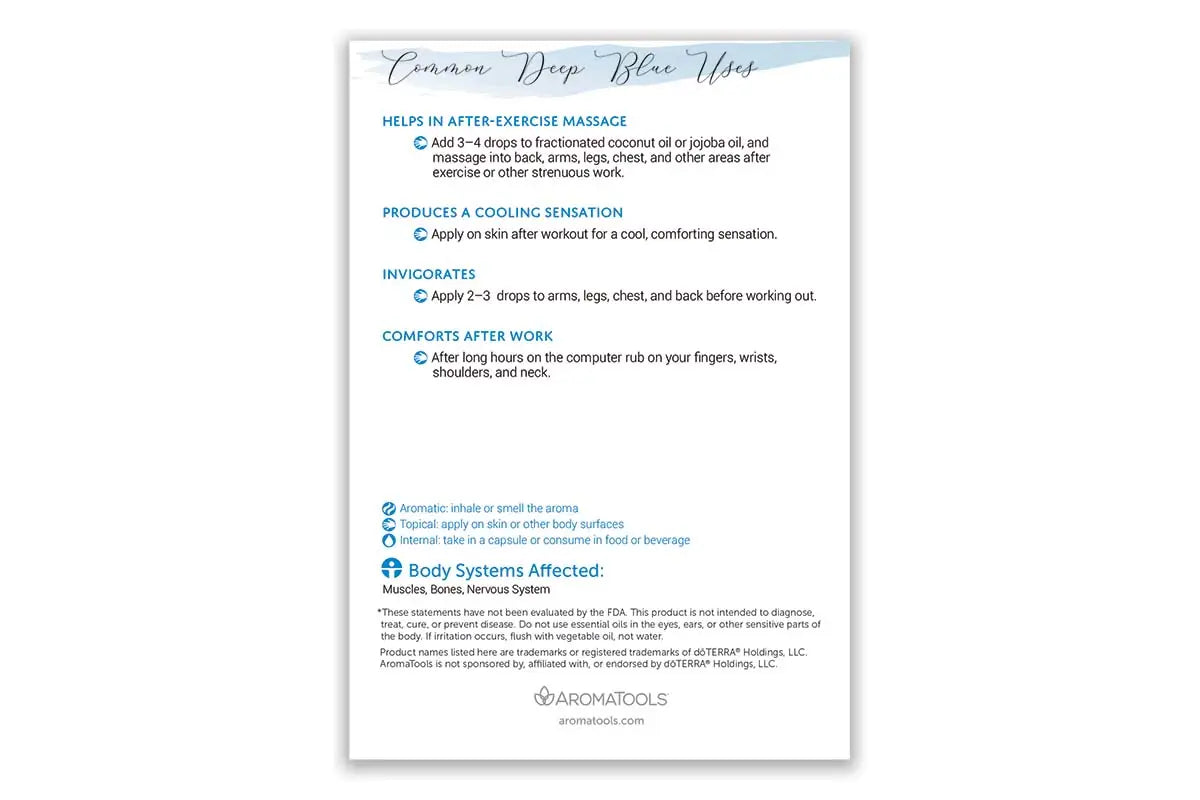 Deep Blue Show And Share Digital Highlight Card