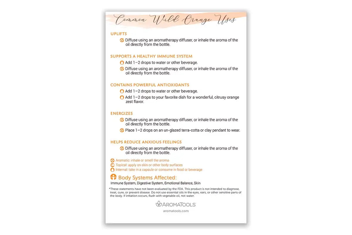 Wild Orange Show And Share Digital Highlight Card