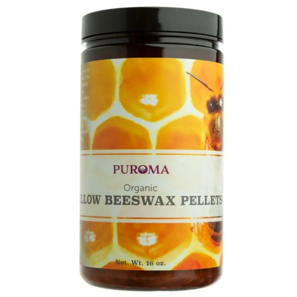 Pure Organic Yellow Beeswax Pellets (1 lb.)