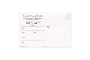 On Guard Postcard Invitations (Pack Of 25)
