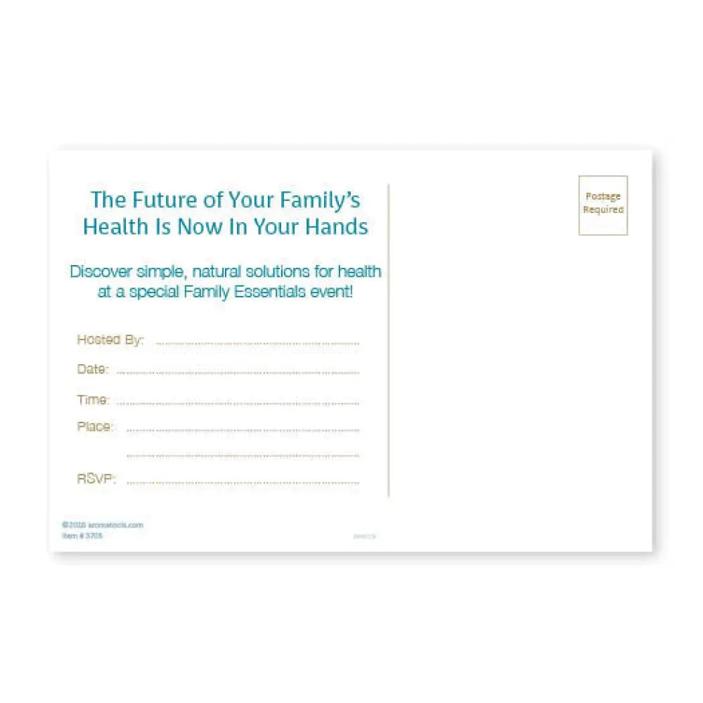 Family Physician Kit Postcard Invitations (Pack Of 25)
