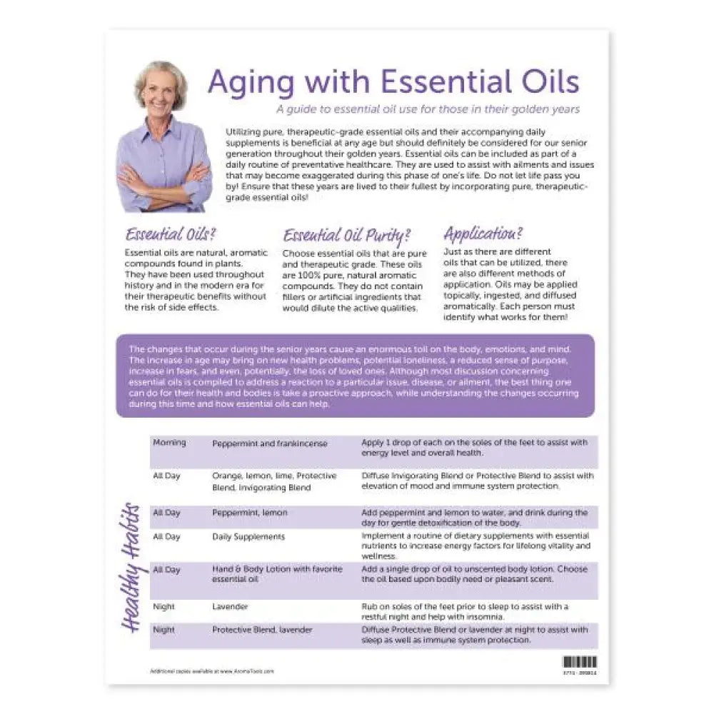 Aging With Essential Oils Tear Pad (50 Sheets)