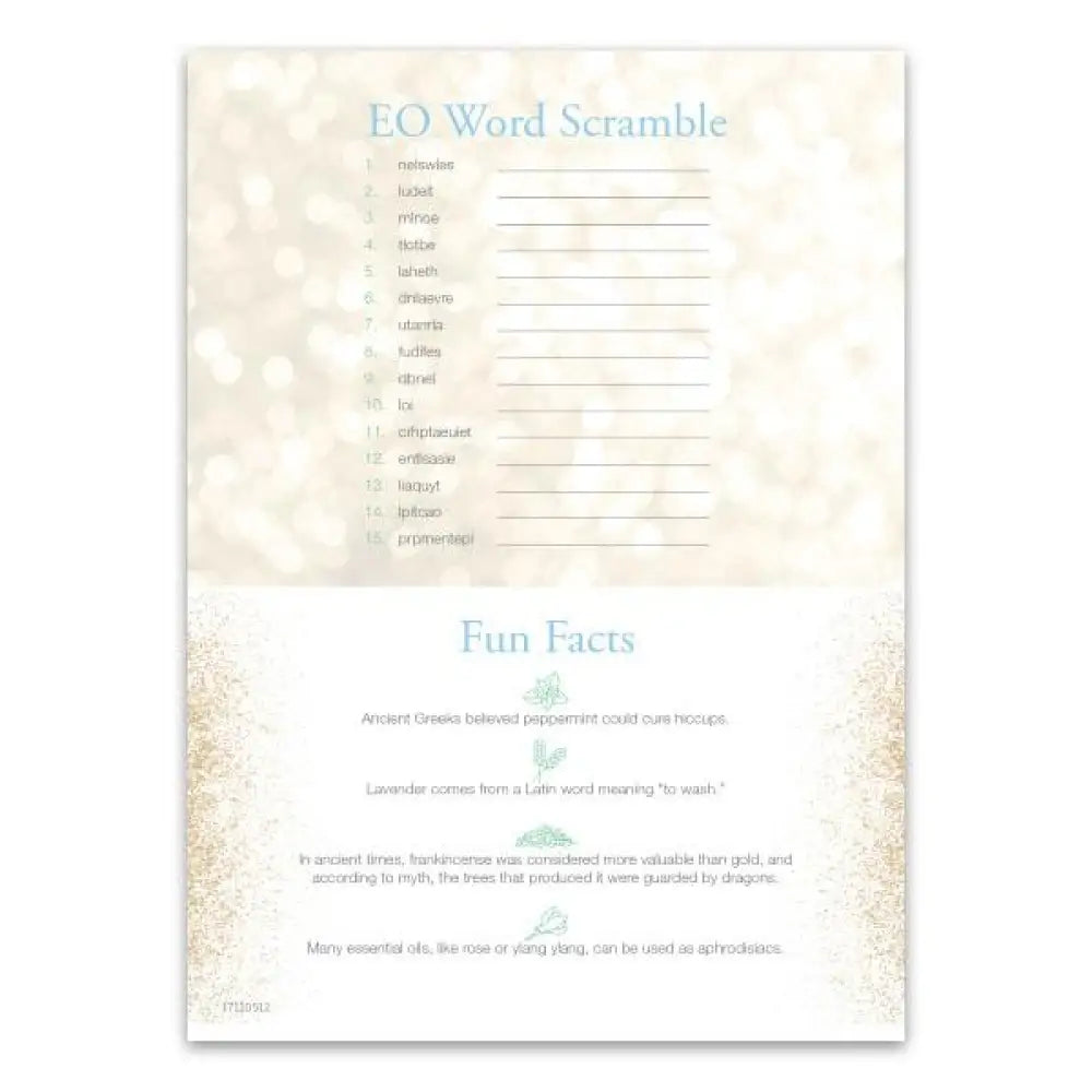 Essential Educators: Word Search And Scramble Mini Tear Pad Games (50 Sheets)