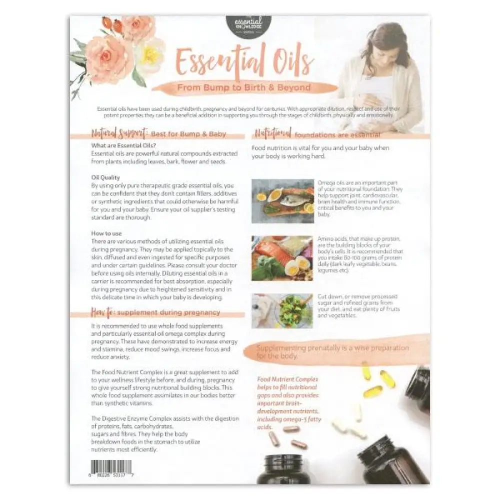 &quot;Essential Oils From Bump to Birth and Beyond&quot; Tear Pad (25 Sheets)