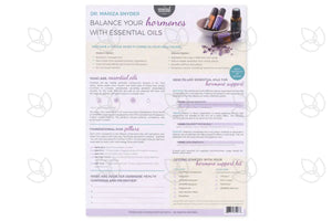 Dr. Mariza Snyders Balance Your Hormones With Essential Oils Tear Pad (25 Sheets)