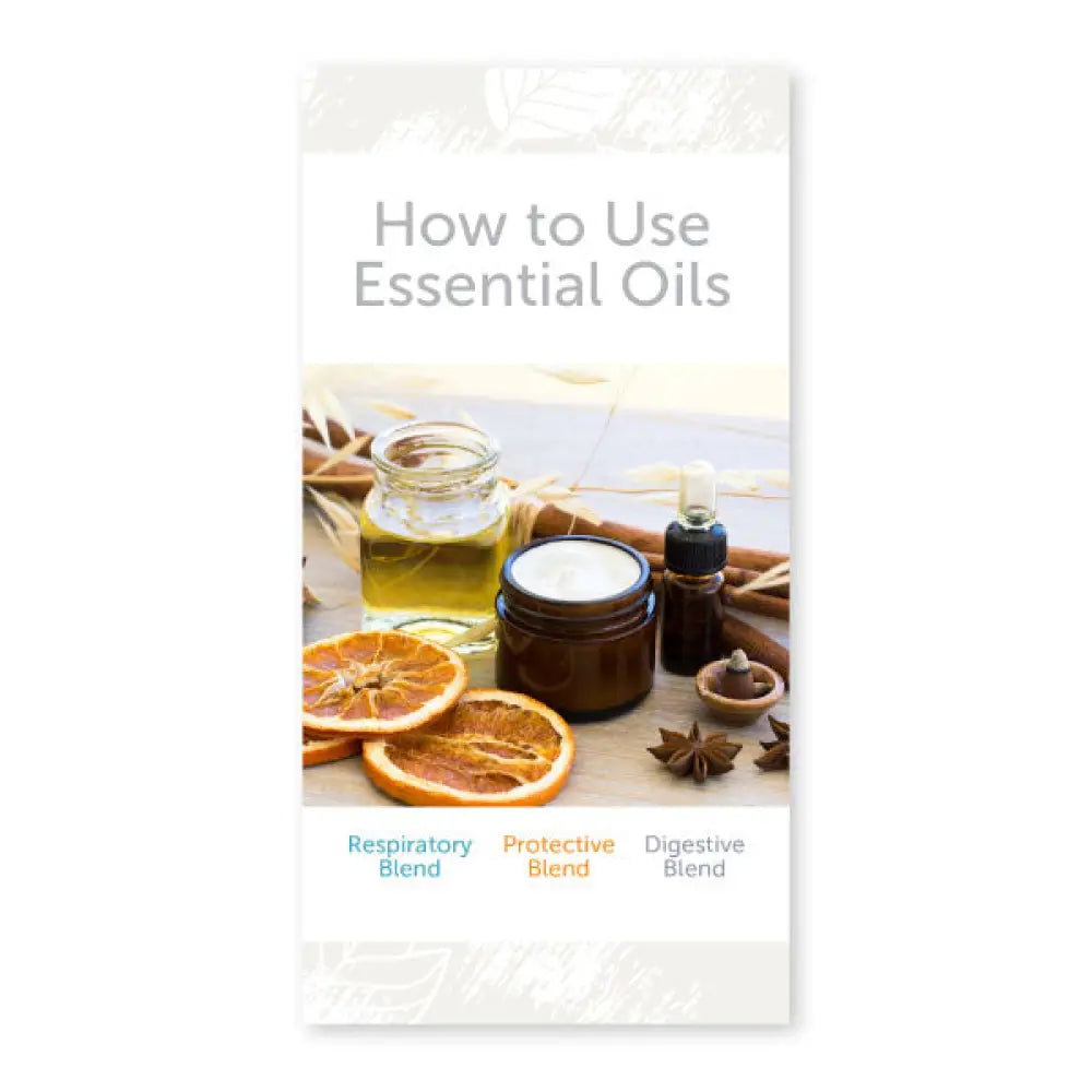 How To Use Essential Oils: Respiratory Protective And Digestive Blends Brochure (Pack Of 25)