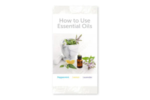 How To Use Essential Oils: Peppermint Lemon And Lavender Brochure (Pack Of 25)