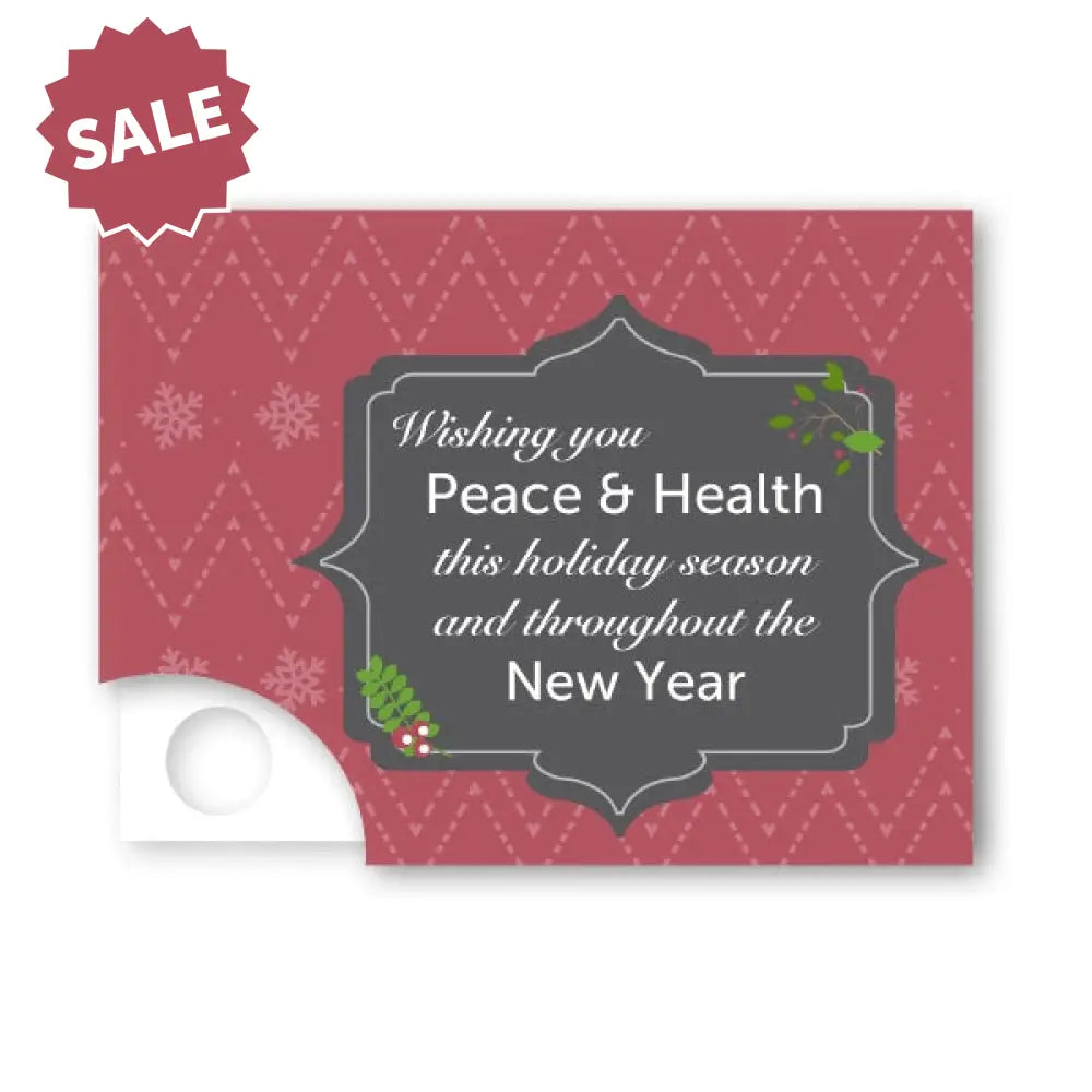 Premium Essential Oil Sample Cards (Pack Of 12) Red Holiday