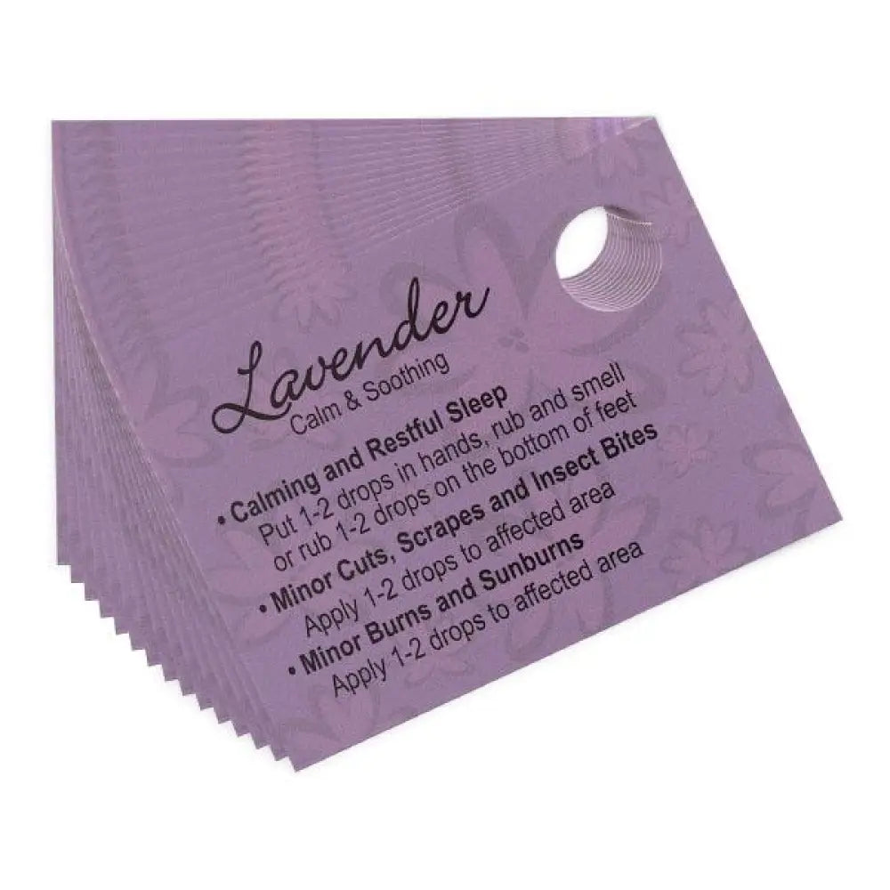 Oil Tips Cards (Sheet Of 15 Cards)