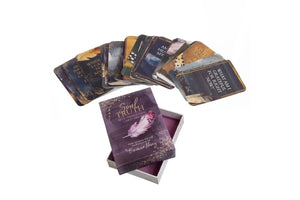 Soul Truth: Self-Awareness Card Deck, by Brianne Hovey (55 Cards), cards fanned out on display.