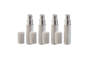 10 Ml Deluxe Silver-Tone Misting Spray Bottle (Pack Of 4)