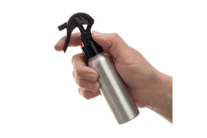 2 Oz. Aluminum Bottle With Black Trigger Sprayer