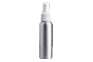 2 oz. Aluminum Bottle with White Misting Sprayer
