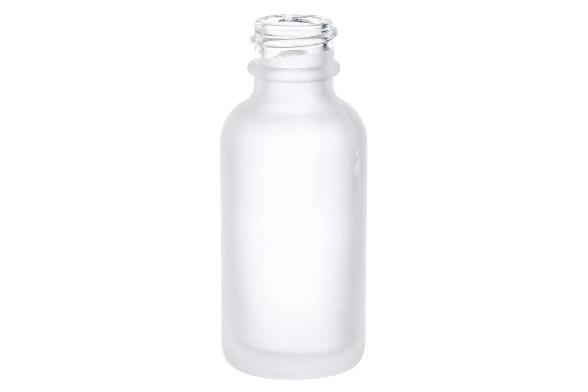 2 Ounce Frosted Boston Round Bottles w/ Cap