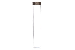 75 Ml Clear Plastic Tube With Silver Lid (Pack Of 6)